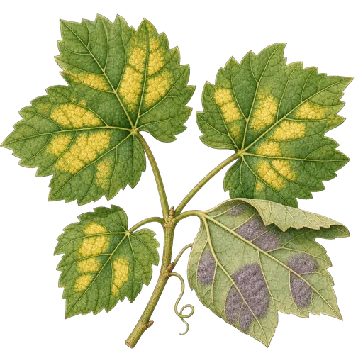 Downy Mildew illustration